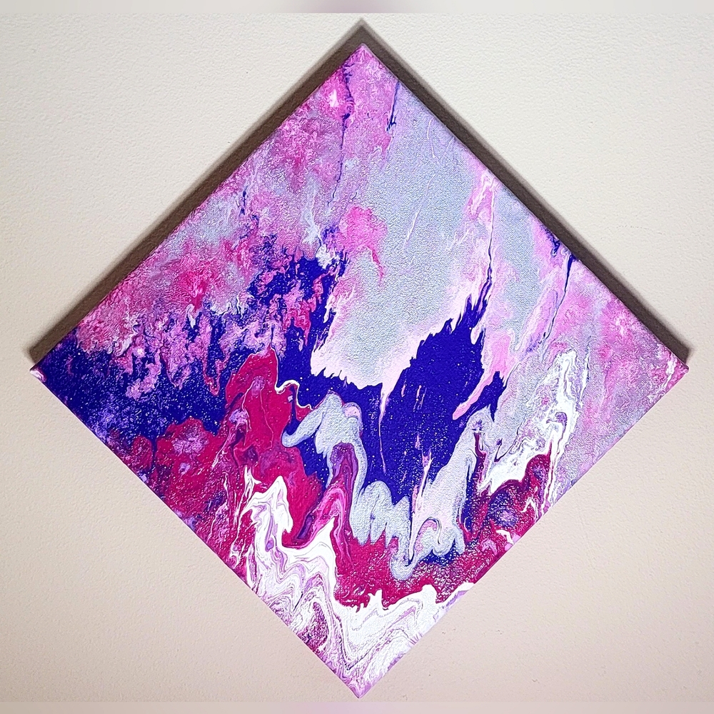 Acrylic Pour Painting / Abstract Fluid Art